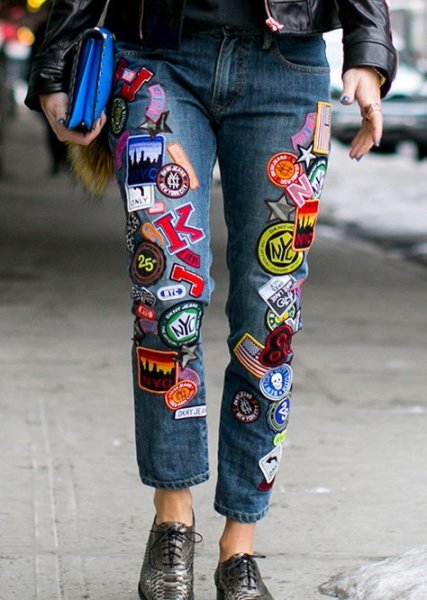 Аппликация на джинсы
