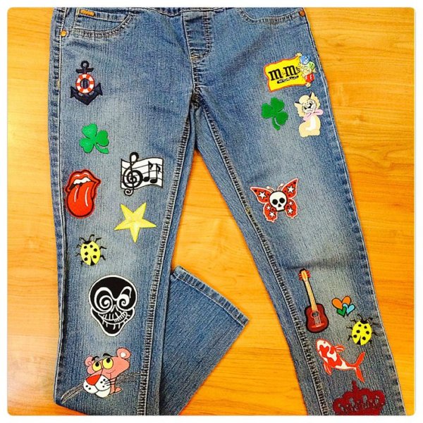 Заплатка на джинсы