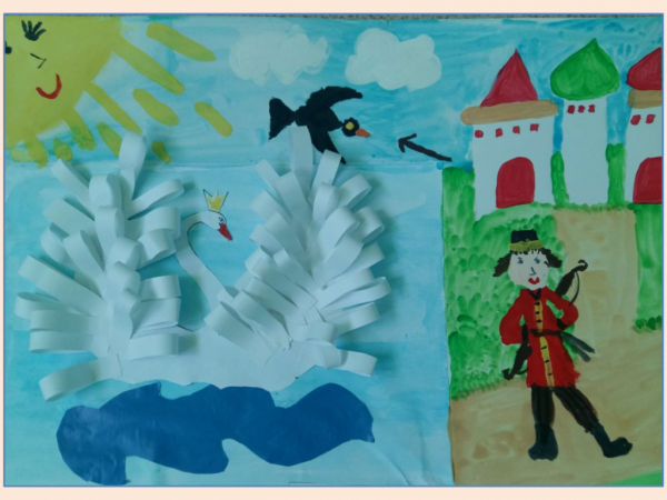 Аппликация по сказкам Пушкина подготовительная группа