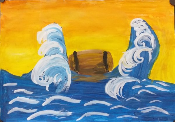 Рисование сказка о царе Салтане в подготовительной группе