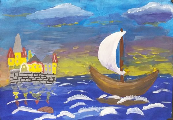 Рисование в подготовительной группе на тему сказка о царе Салтане