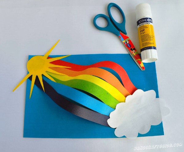 Объемные поделки из цветной бумаги