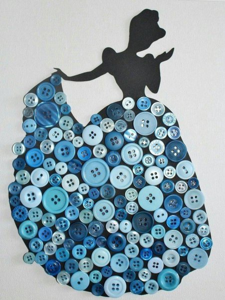 Рукоделие из пуговиц