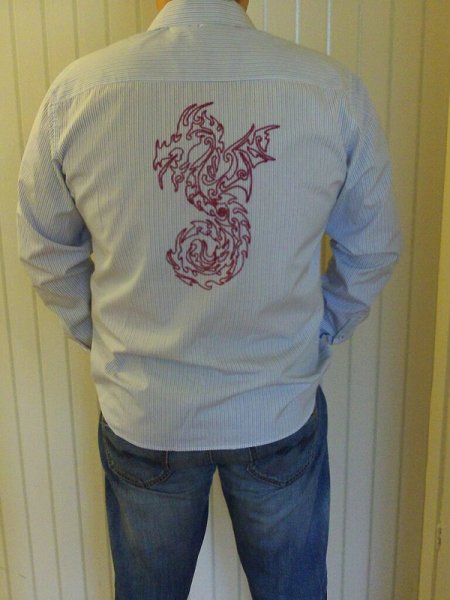 Вышивка на мужской одежде