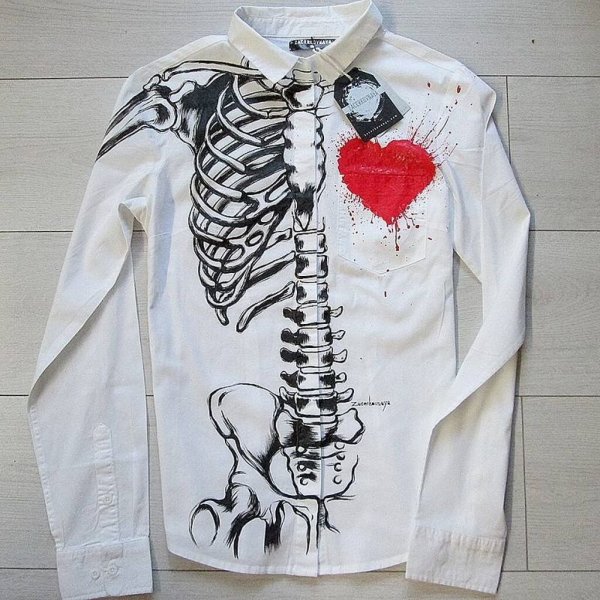 Роспись рубашки