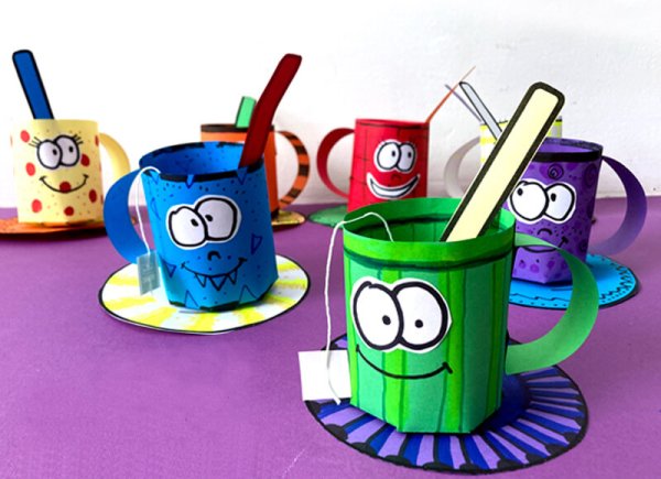 Объемная Кружка из бумаги