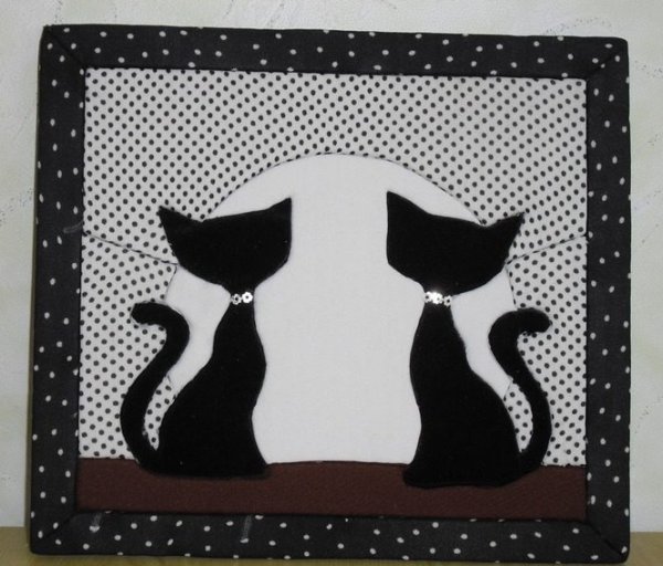 Панно из ткани