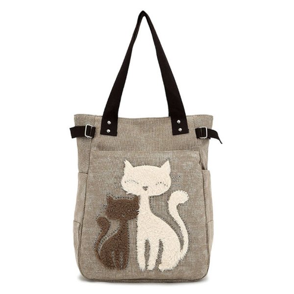 Тканевая сумка с котиком