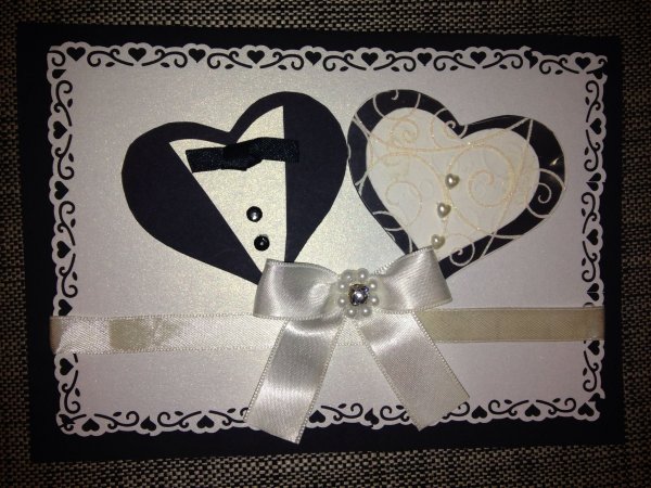 Открытка на свадьбу своими руками