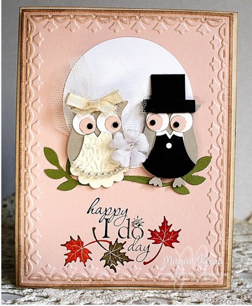 Самодельные открытки на свадьбу