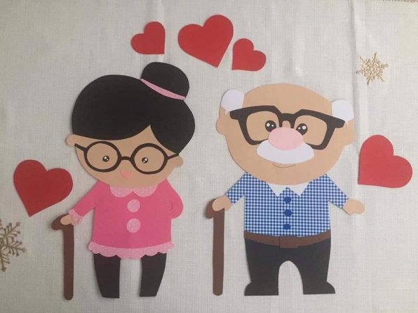 Поделка на юбилей дедушке