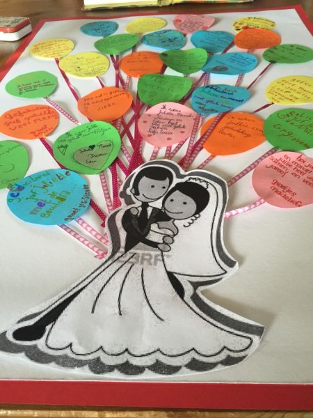 Поделка на свадьбу от детей