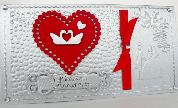 Открытка на годовщину свадьбы своими руками