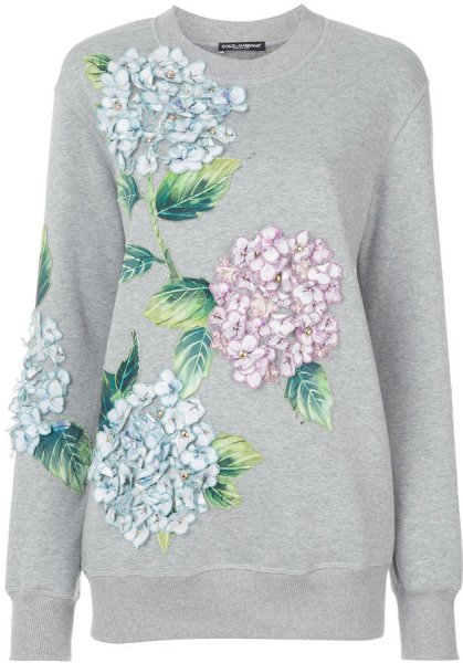 Свитшот с аппликацией Дольче Габбана