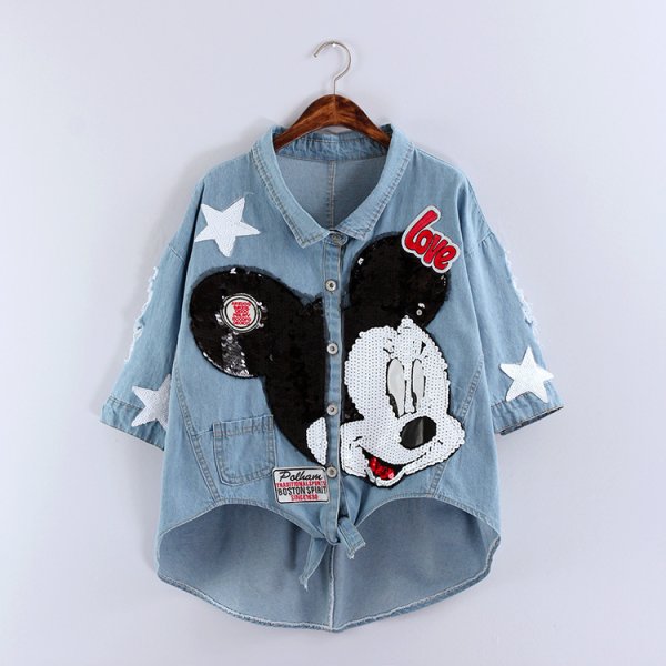 Джинсовка Zara детская Маус