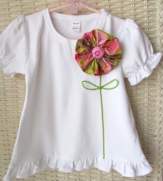 Аппликация девочки с одеждой