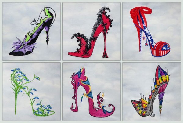 Аппликация обувь