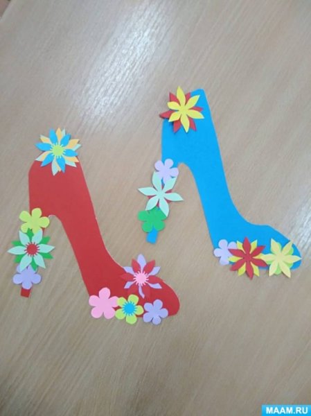 Поделка туфелька