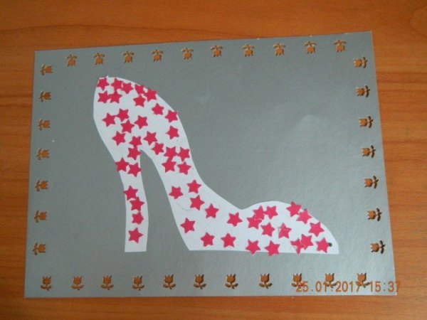 Туфельки для мамы аппликация