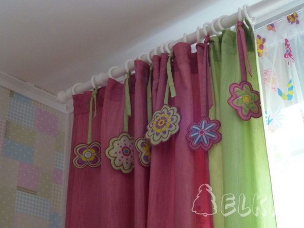 Украшения для штор в детской