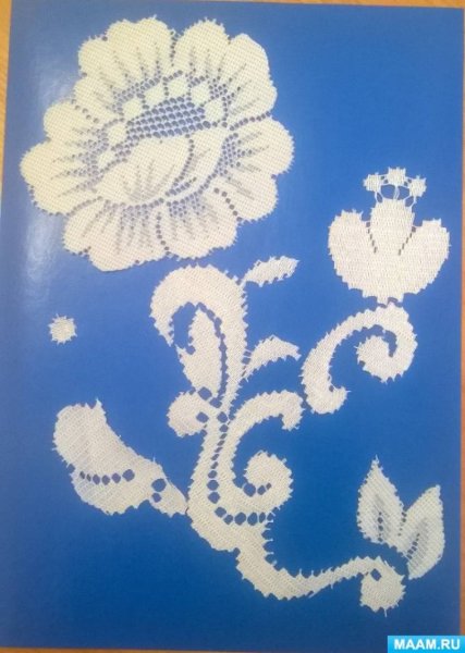 Аппликация из тюли