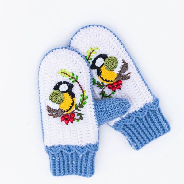 Рукавицы крючком