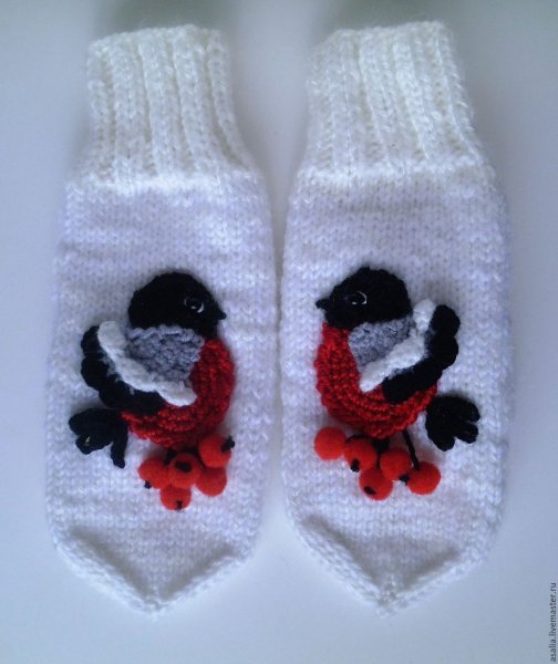 Аппликация варежки