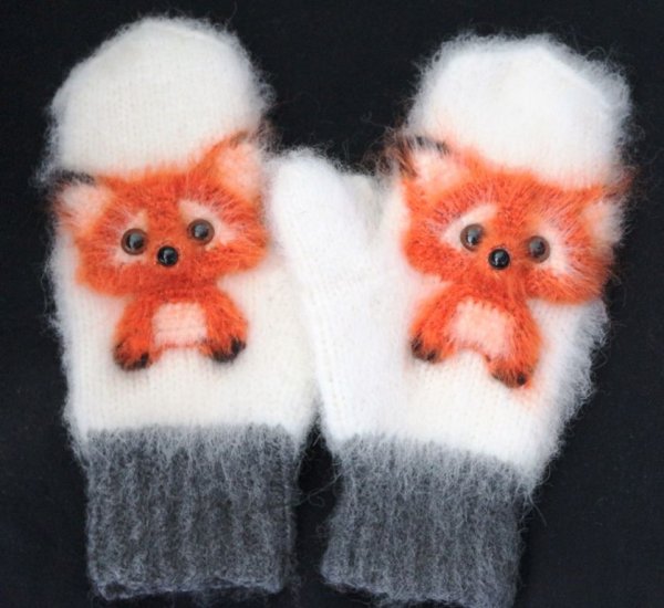 Аппликация рукавица