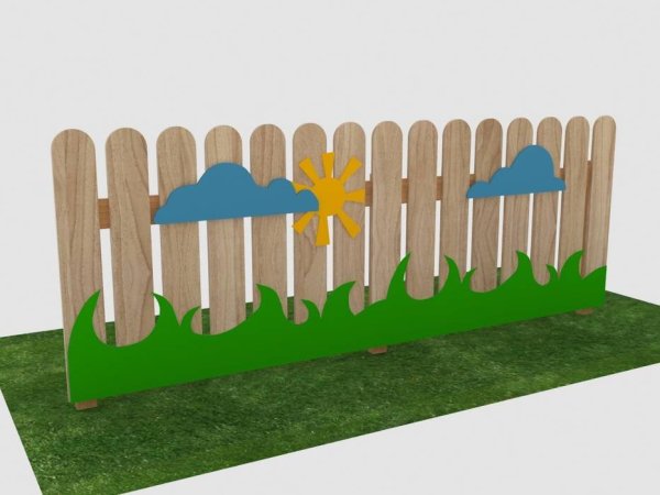 Заборчик в детском саду