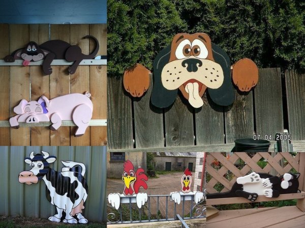 Украшения для дачи из фанеры