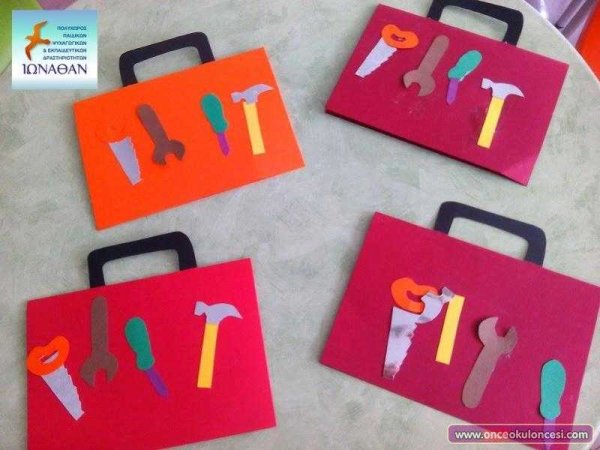 Аппликация строительные инструменты