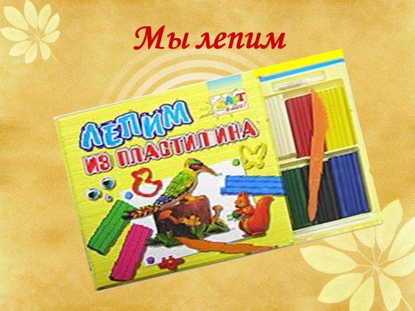 Мы лепим в детском саду