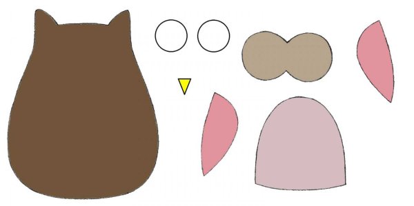 Аппликация шаблон