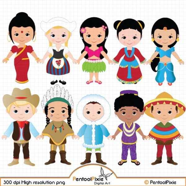 Дети разных народов