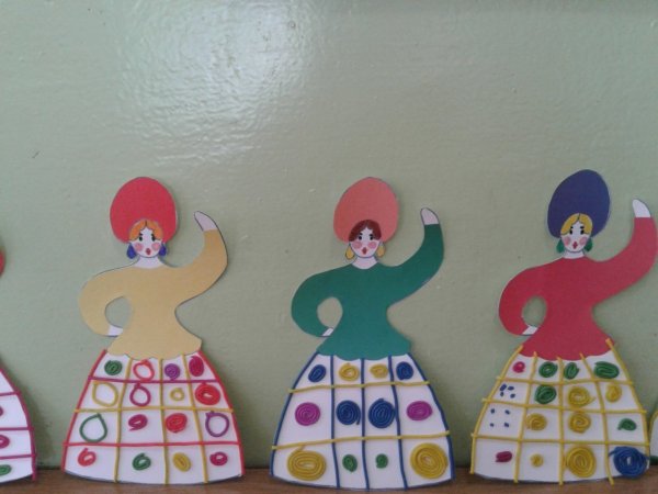 Дымковская игрушка 2 мл гр