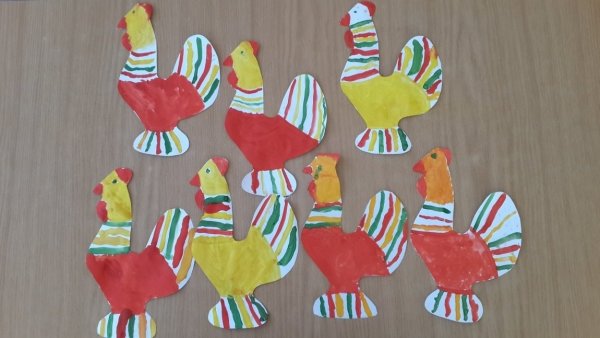 Филимоновской петушок старшая группа