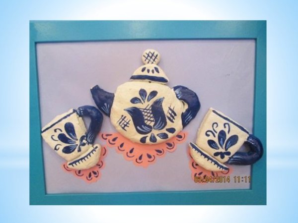 Аппликация на тему народные промыслы