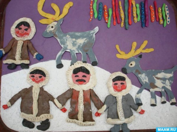 Лепка на тему народы севера в старшей группе