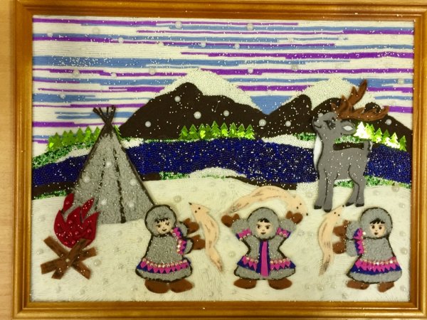 Панно родной край