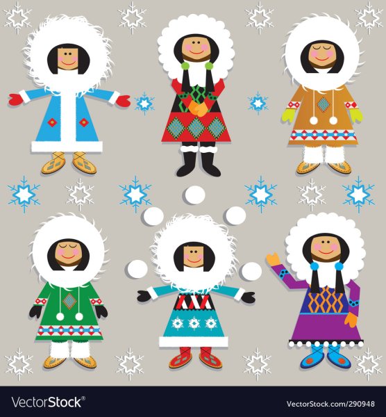 Аппликация Эскимос