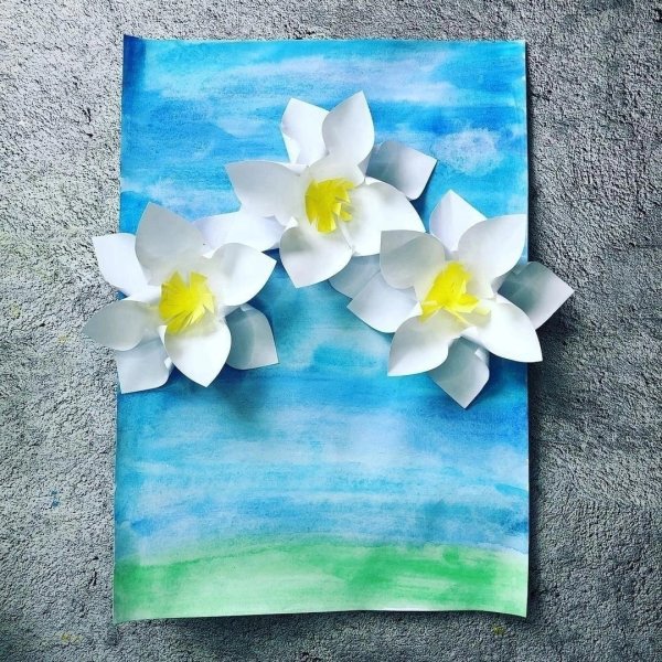 Аппликация нарциссы