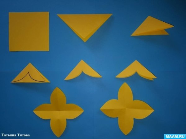 Нарциссы из бумаги