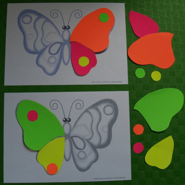 Аппликация в средней группе