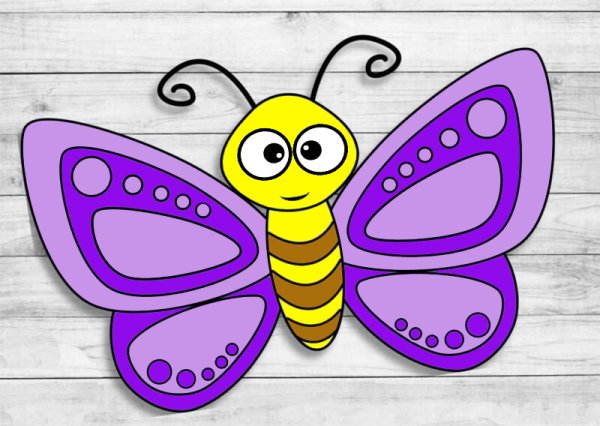 Аппликация. Бабочки