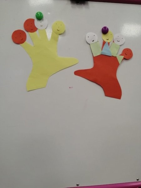 Нарядные пальчики аппликация старшая группа Лыкова