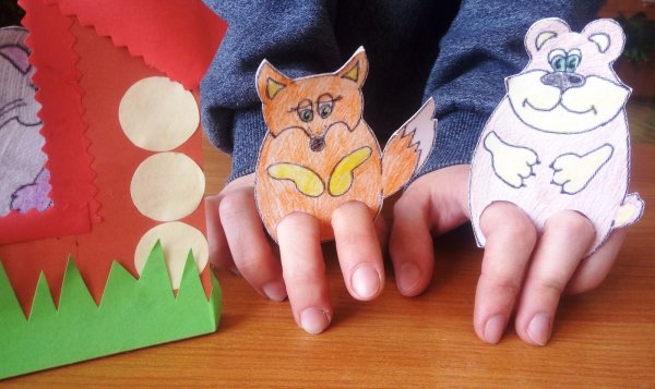 Пальчиковые куклы из бумаги