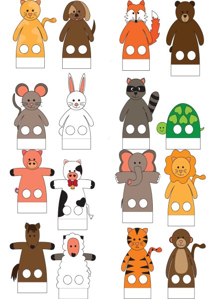 Пальчиковый театр Колобок Теремок