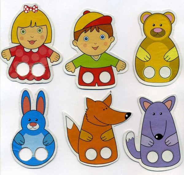 Куклы ходилки для пальчиковых игр