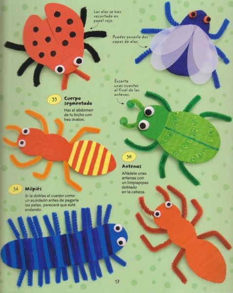 Аппликация насекомые