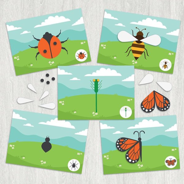 Аппликация по теме насекомые